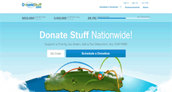 Desktop Screenshot of donatestuff.com