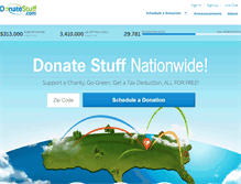 Tablet Screenshot of donatestuff.com